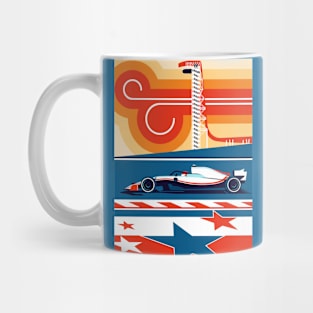 Formula Race Car in Austin Mug